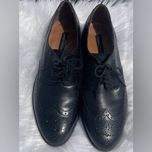Men’s BOSTONIAN leather loafers size 8M in Black